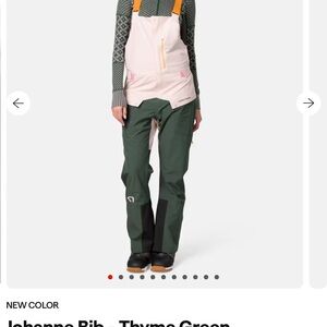 Kari Traa Light Pink Jacket with Orange Accents